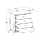 Cômoda Stoka Com 4 Gavetas - Marrom Claro - M52