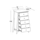 Cômoda Stoka Com 5 Gavetas - Verde - M824