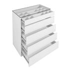 Cômoda Suellen Branco Com Gaveta Organizadora