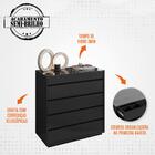 Comoda Tampo De Vidro 5 Gavetas 010059 Dcasa