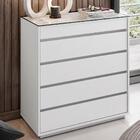 Comoda Tampo De Vidro 5 Gavetas 010059 Dcasa