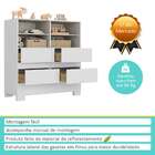 Cômoda Theo 4 Gavetas Branco - Moville