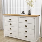 Cômoda Topázio - 8 Gavetas - Madeira Maciça - Branco