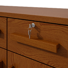 Comoda Toronto 2 Portas 8 Gavetas - Lopas Frassino