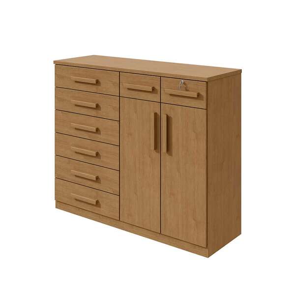 Cômoda Toronto 2 Pt 8 Gv Amêndoa Clean