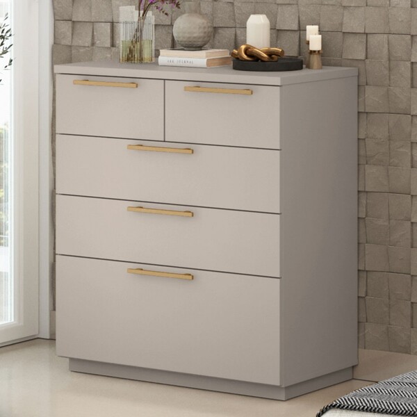 Cômoda Toronto 5 Gavetas Fendi - Panorama Móveis