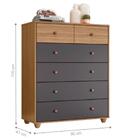 Comoda Tower Nature/titanium