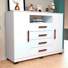 Cômoda Tuboarte Elegance Lite  2 Portas E 4 Gavetas