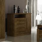 Cômoda Turmalina 4 Gavetas Com Sapateira  Sallêto Ipê