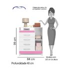 Cômoda Turquesa 1 Pt 4 Gv Quadriflex Color