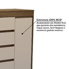 Cômoda Uni Com Sapateira 1 Porta 4 Gavetas Luciane