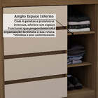 Cômoda Uni Com Sapateira 1 Porta 4 Gavetas Luciane