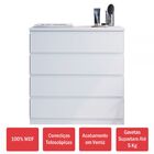 Cômoda Urban 4 Gavetas Branco - Manbel