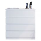 Cômoda Urban 4 Gavetas Branco - Manbel