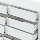 Cômoda Urban 8 Gavetas Espresso Móveis Branco