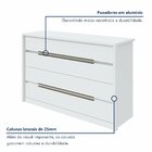 Cômoda Urban 8 Gavetas Espresso Móveis Branco