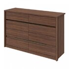 Cômoda Urban 8 Gavetas Espresso Móveis Imbuia Naturale