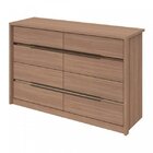 Cômoda Urban 8 Gavetas Móveis Lopas Carvalho Naturale