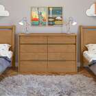 Cômoda Urban 8 Gv Amêndoa Clean