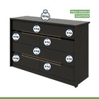 Cômoda Urban 8 Gv Preta