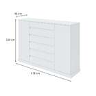 Cômoda Vedra 2 Pt 7 Gv Branca