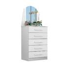 Cômoda Veneza 5 Gv Branca