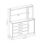 Cômoda Veneza Cedro Com Espelho