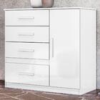 Comoda Venus 4 Gavetas 1 Porta 98 Cm Moval