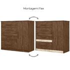 Comoda Venus 4 Gavetas 1 Porta 98 Cm Moval