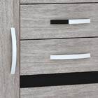 Cômoda Vênus - Moval - Preto / Cinza