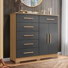 Cômoda Verona Nature Titanium 2 Portas