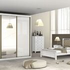 Cômoda Vertical Maggiore  6 Gavetas Lopas Branco Brilho