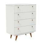 Cômoda Vintage Plus 4 Gv Branca
