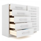 Cômoda Vitoria 10 Gavetas Branco - Panorama Móveis