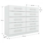 Cômoda Vitoria 10 Gavetas Branco - Panorama Móveis