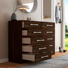 Cômoda Vitoria 10 Gavetas Cacau - Panorama Móveis