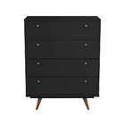 Cômoda Vitória 4 Gv Preta