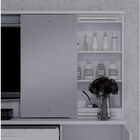 Cômoda Zeus Com Espelho e Painel para TV - Valdemóveis Castan