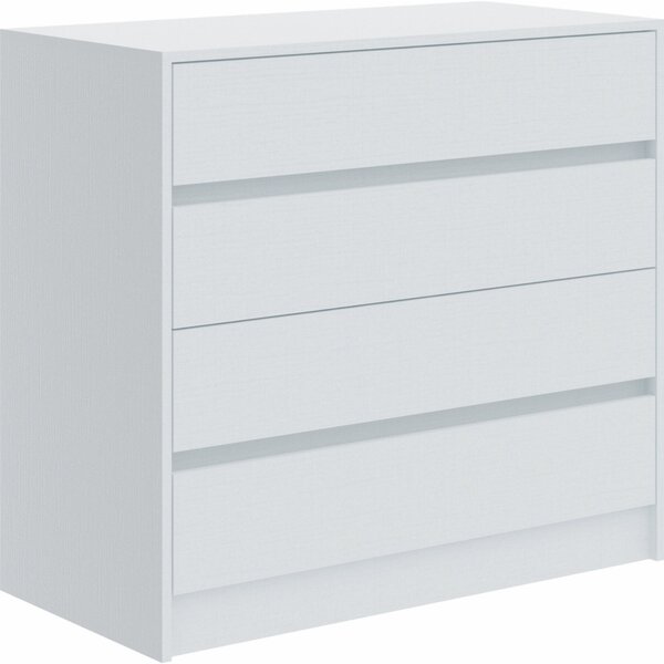 Cômoda modulada 4 Gavetas Urban Móveis Castro Branco