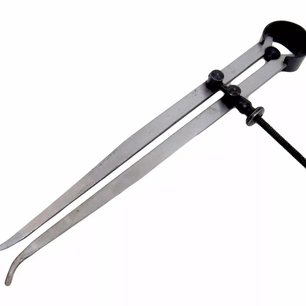 Compasso Interno Para Mecânico 200mm 8 Pol. Aço Carbono Eda