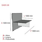 Complemento De Mesa Estação De Atendimento Dupla Eadc06