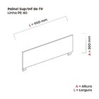 Complemento Superior/inferior Do Painel Para Tv Até 32 Polega