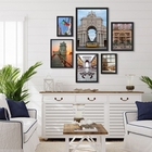 Composição 6 Quadros Fotografias Portugal - Com Vidro Moldura