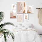 Composição 6 Quadros Minimalistas Quarto - Nudes Moldura:made