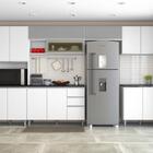 Composição Cozinha Factual 06 Peças Branco/prata - Fdecor