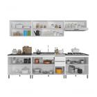 Composição Cozinha Factual 06 Peças Pia Branco/prata