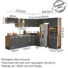 Composiçao Cozinha Modulada 10 Peças Cj2 Nicioli