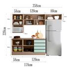 Composicao Cozinha Modulada 6 Peças Kit 12 Pln