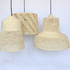 Composição De Luminárias De Palha De Carnaúba - Ref 01