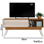 Composiçao Painel Rack Piso Teto Tv 65 244x154cm 7161 Madetec